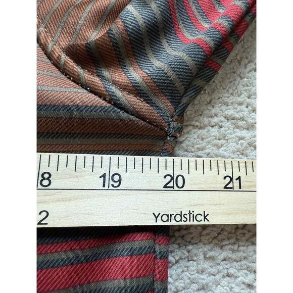 Burton Peak Striped Long Sleeve Full Zip Fleece Lined Hoodie Brown Multi Men's S - Picture 7 of 10